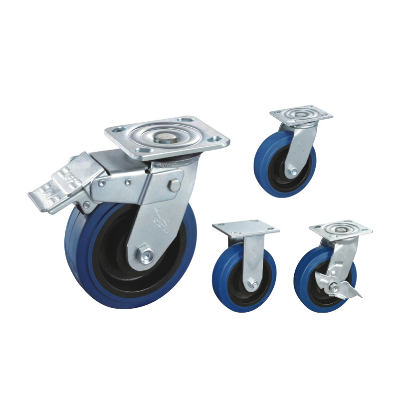 Heavy Duty TPR Fixed Industrial Caster for Smooth Mobility