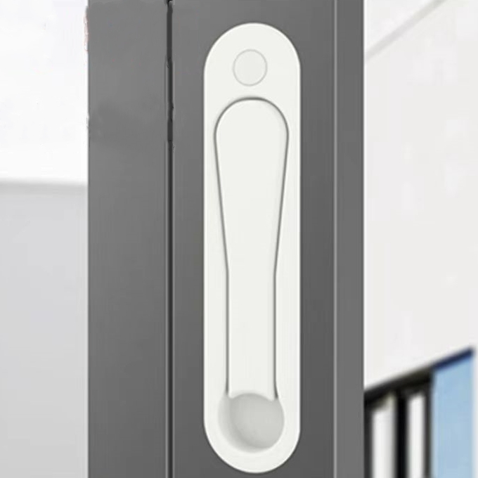 Nisen-Zinc Alloy Pop up Handle White Color Used for Sliding Window Doors Popular Hot Sale Cheap