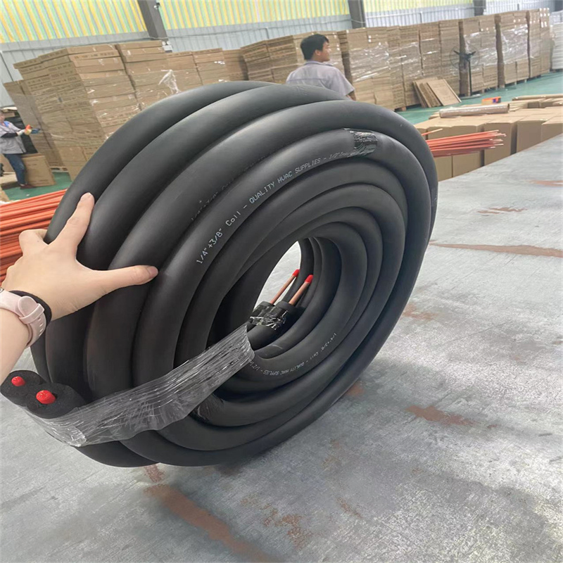 ASTM B280 Standard Copper Pair Coil Insulated 20m
