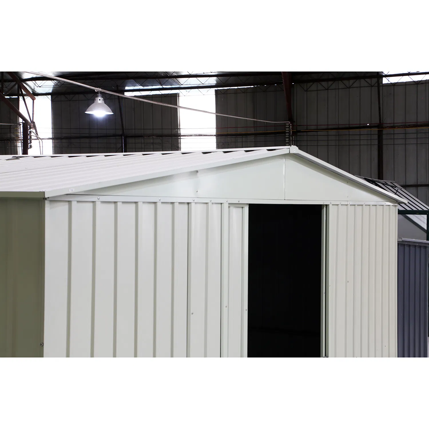 Dark Grey Colorbone Steel Metal Shed for Wood Storage Ws2427516-Z
