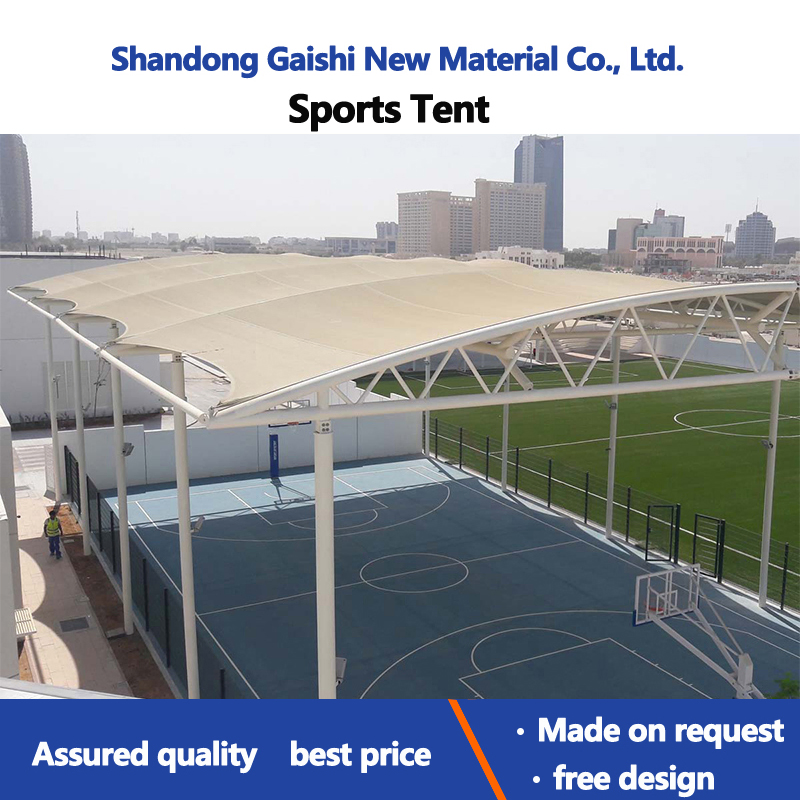 Large Membrane Structure Sport Stadium Stand Padel Roof Tent for Sunshade Shed