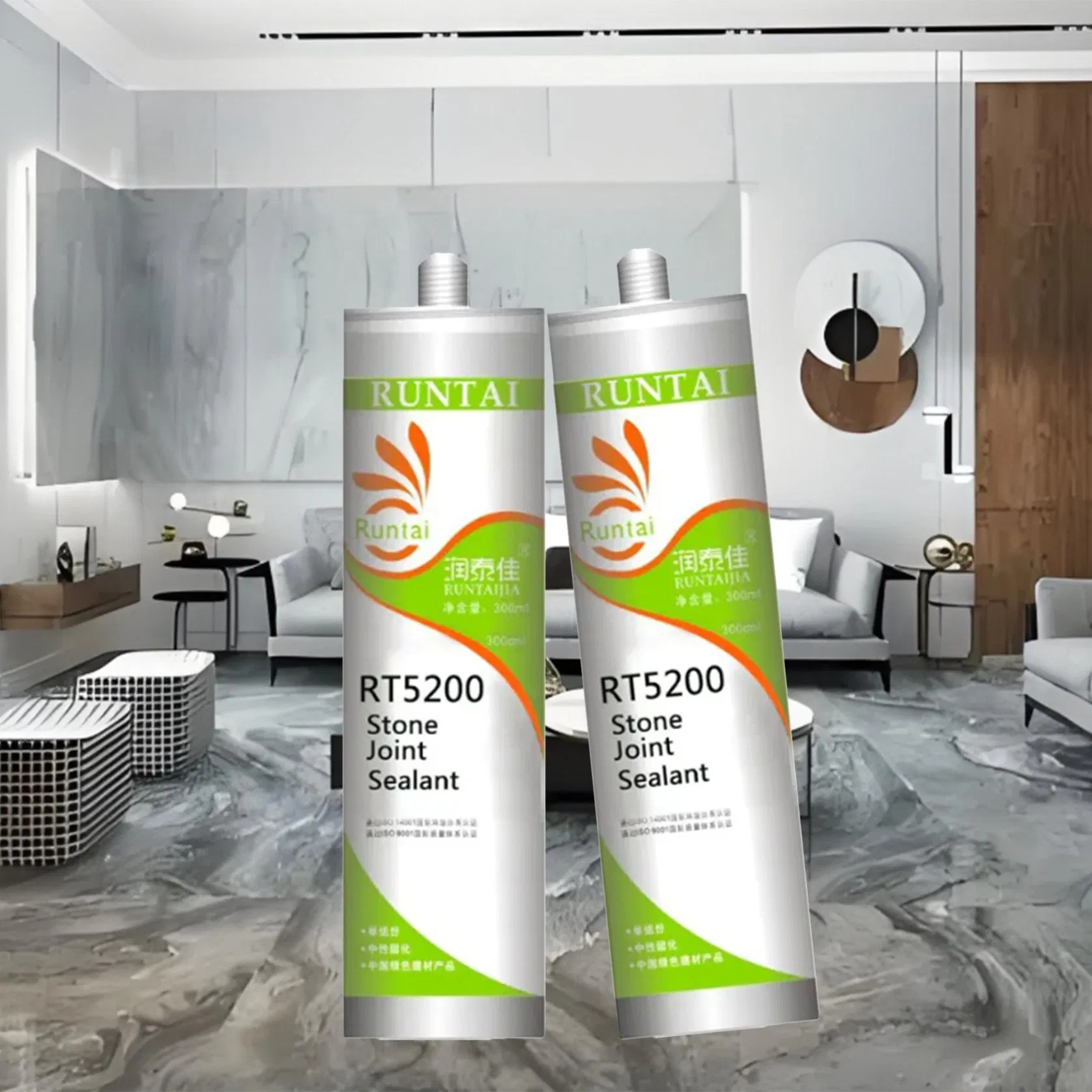 Runtai Excellent Strength Silicone Sealant for Marble No Corrosion Stone Adhesive