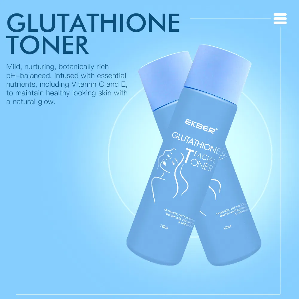 Customize Logo Glutathione Even Skin Tone Whitening & Brightening Double Glutathion Skin Care Set