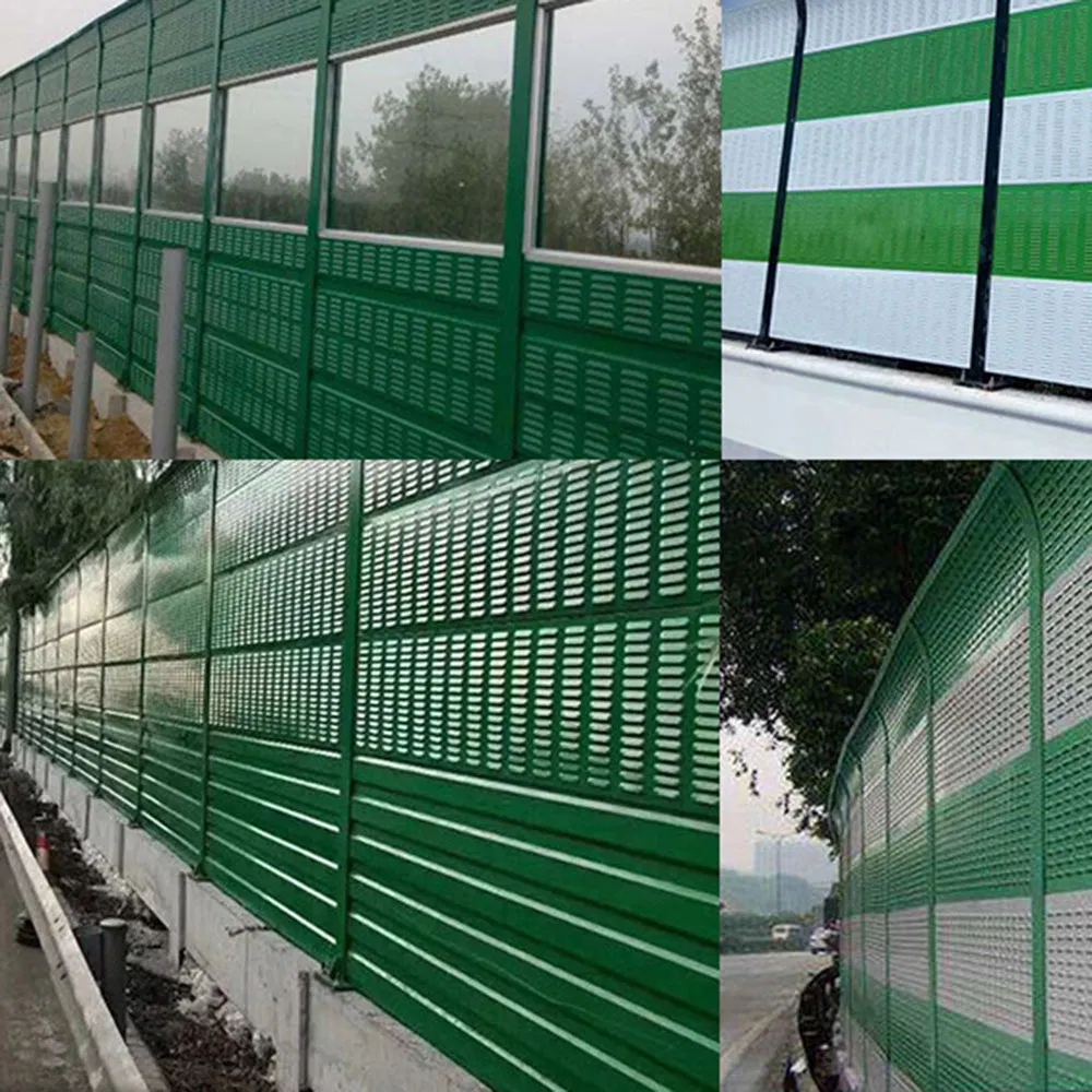 Custom Galvanized Microporou Panels Residents Noise Reduction Soundproof Fence