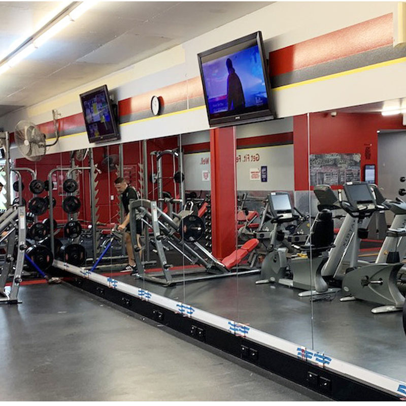 Factory Custom Yoga Studio Dance Studio Gym Covering Cati Film Safety Mirrors