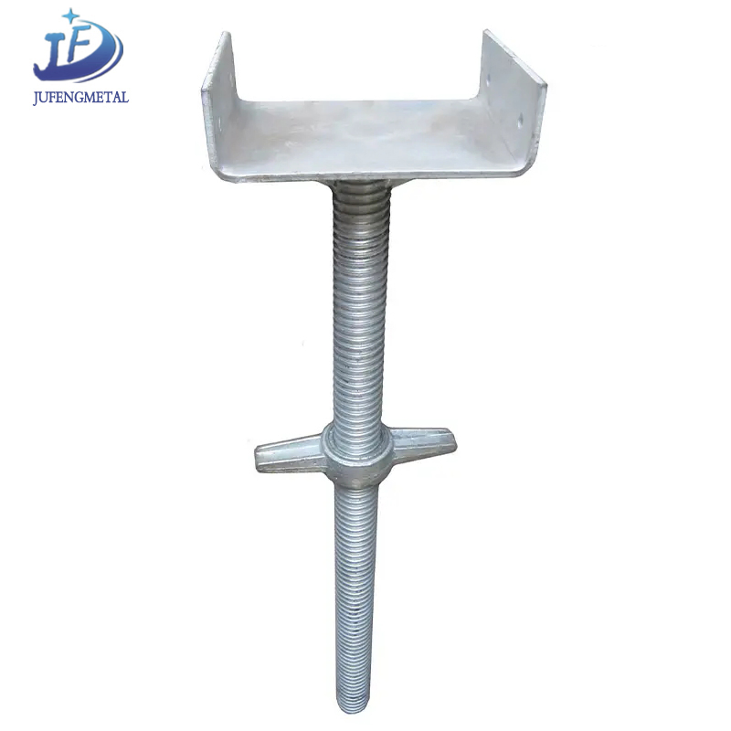 Galvanized Adjustable Steel U Fork Head Jack for Shoring Prop Construction