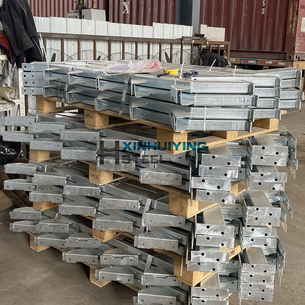 Australia Standards Galvanised Steel Stringers Custom Metal Steel Stairs Outdoor