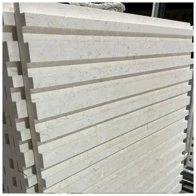 Crema Perla Limestone Honed Wall Facade Tiles