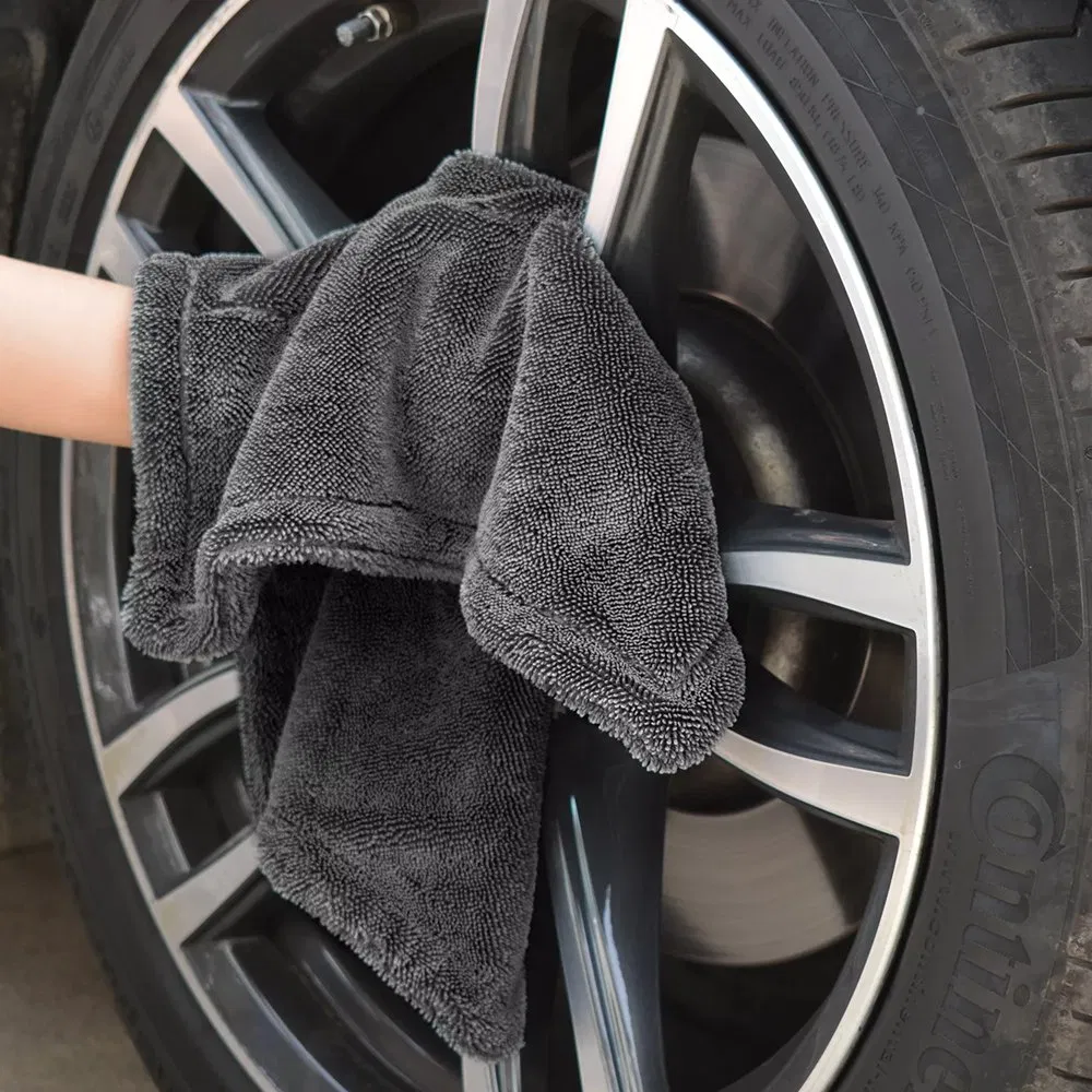 Wholesale Super Absorbent Twisted Loops Microfiber Towel for Car Drying Cleaning