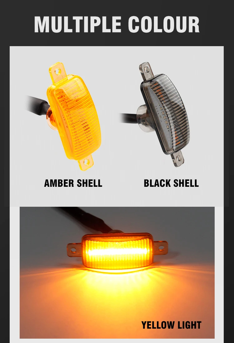 Светодиодные ходовые огни для внедорожников, 3 в 1, желтый