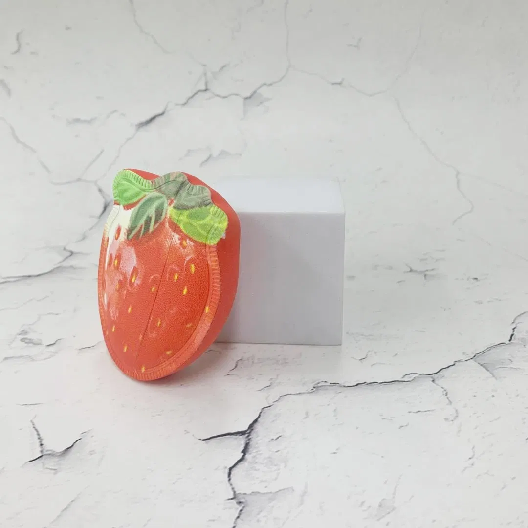 PU Face Powder Puffs with Novel Styles of Vegetables and Fruits