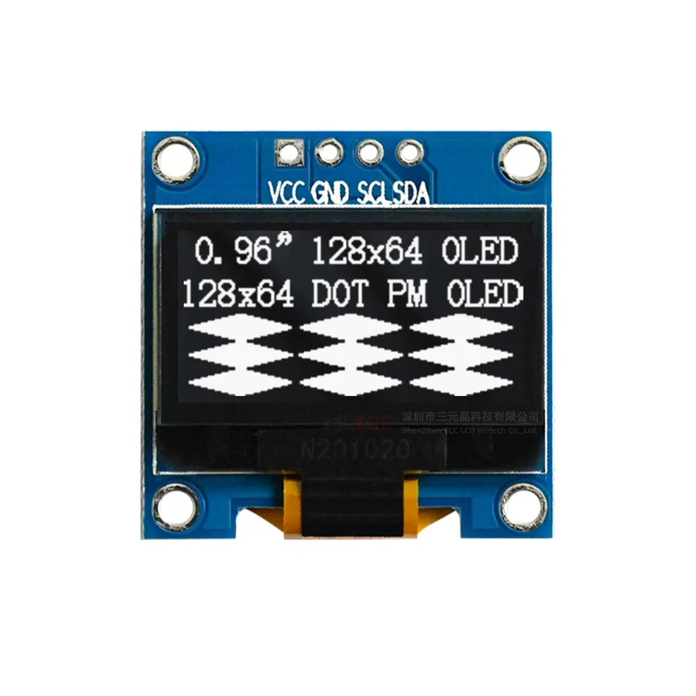 0.96 Inch White OLED Display SSD1315 Driver 4 Pin 128X64 LCD Module