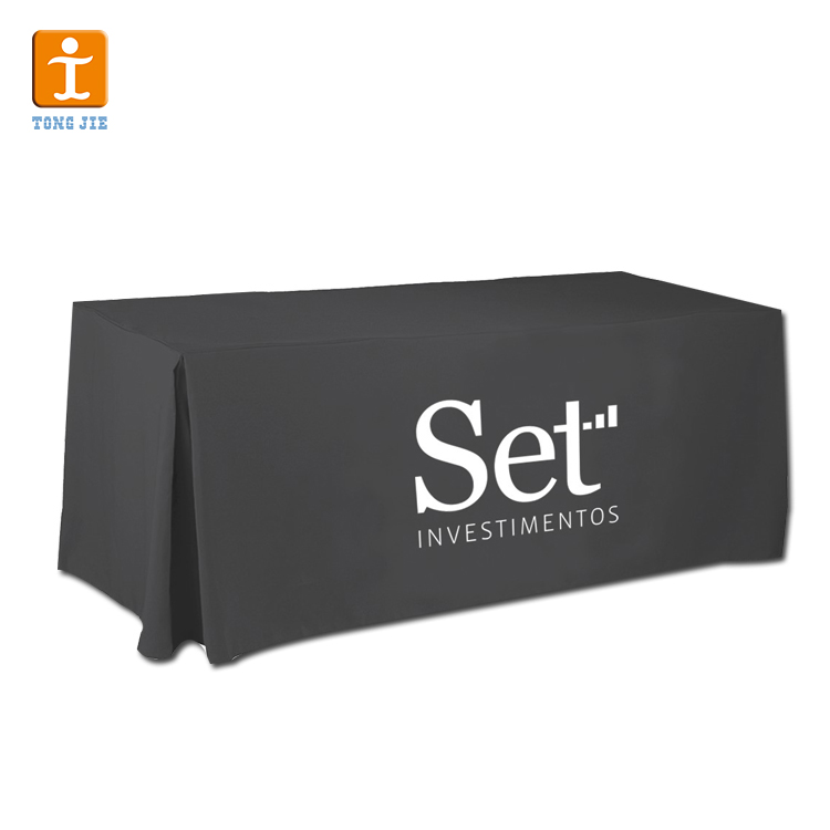 Fitted Table Cover Black Rectangle Tablecloth Textile Table Cloth