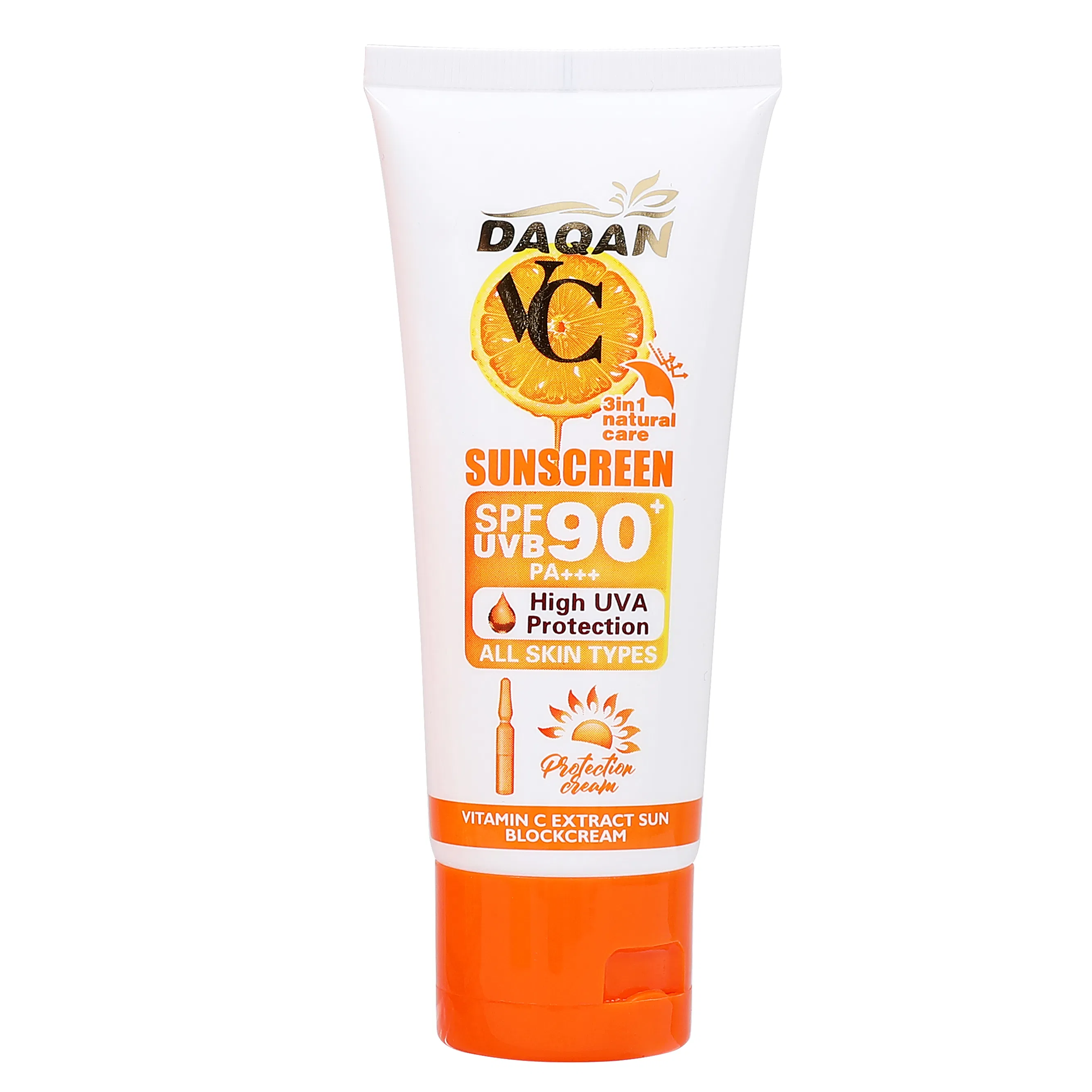 Lightweight SPF90 Moisturizing Face Sunscreen Whitening Sunblock Cream 60ml
