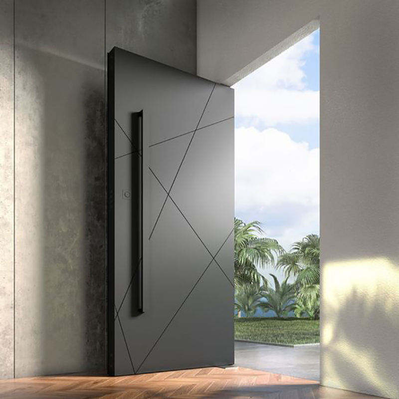 Стальная входная дверь JBD Modern, серебро
