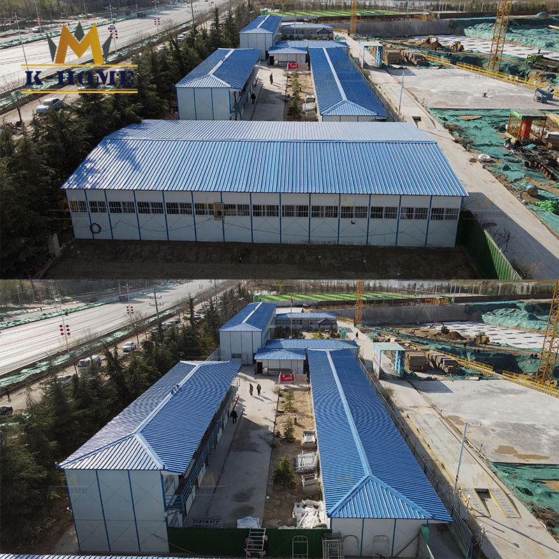 Portable Sandwich Panel House Prefabricated Light Steel Frame Kit Homes