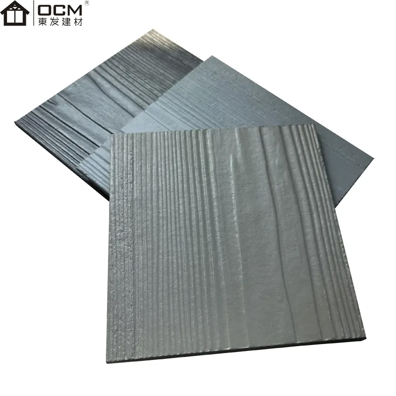 Thermal Insulation Wood Texture Cement Board Energy Efficient Exterior Wall Cold Climate