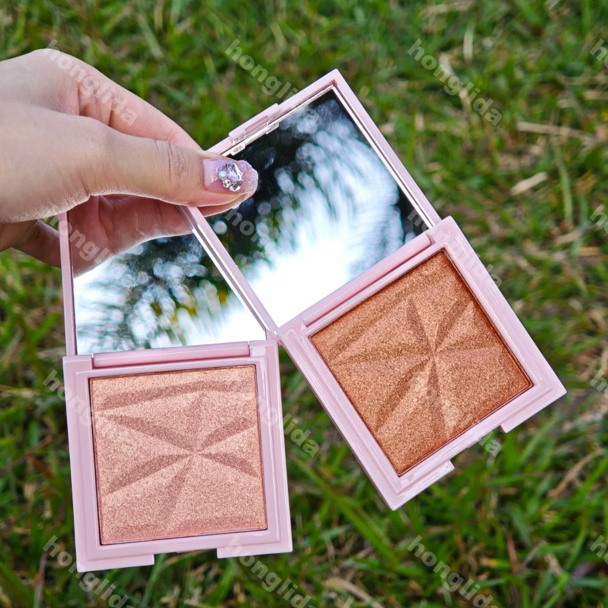 Private Label Cosmetics Makeup Highlighter Custom Logo Face Highlight Make up