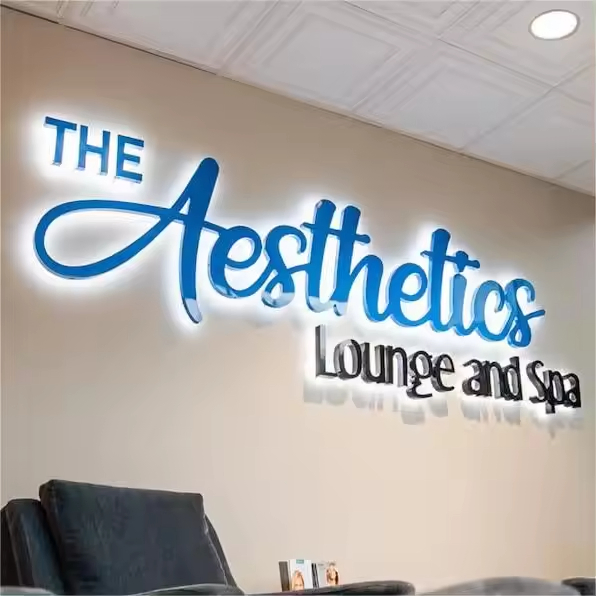 Advertising Illuminated Light Channel Letter Custom Logo Acrylic Outdoor 3D LED Signage