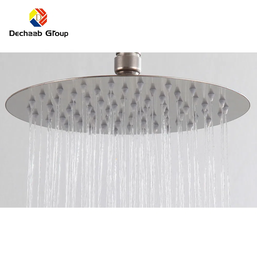 Душевая лейка Dechaab с креплением, нержавеющая сталь