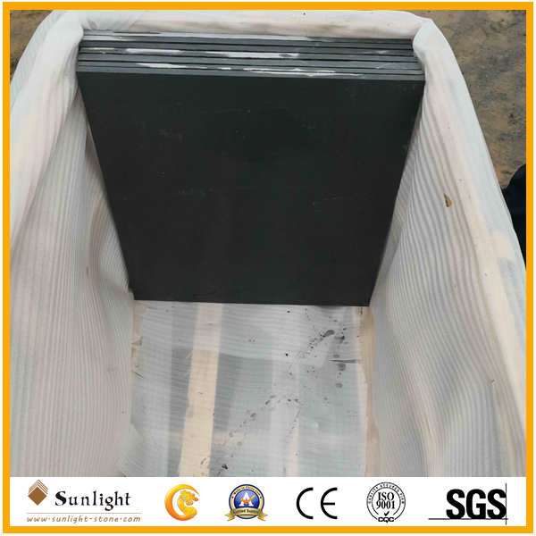 Natural Split Surface Black Culture Stone Slate for Flooring /Roof Tiles