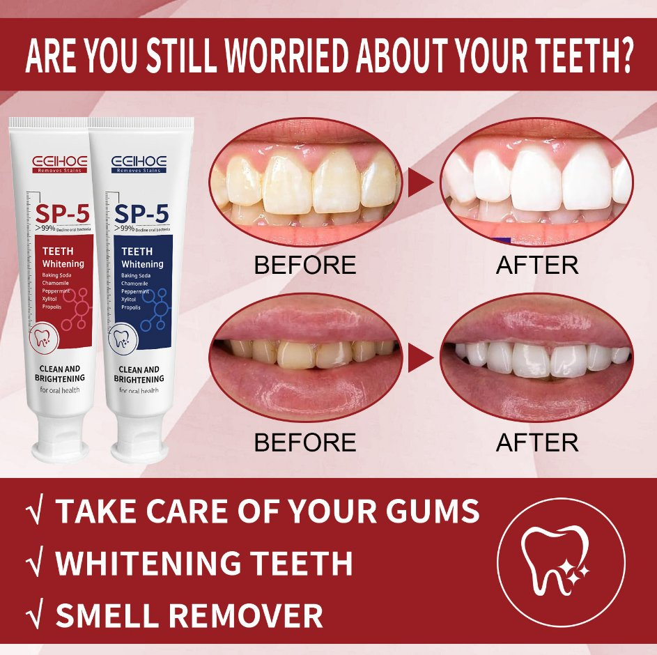 Online Wholesale and Retail Teeth Whitening Probiotics Baking Soda Toothpaste Remove Plaque Bleaching Tools Dental Care Charcoal Probiotics Toothpaste