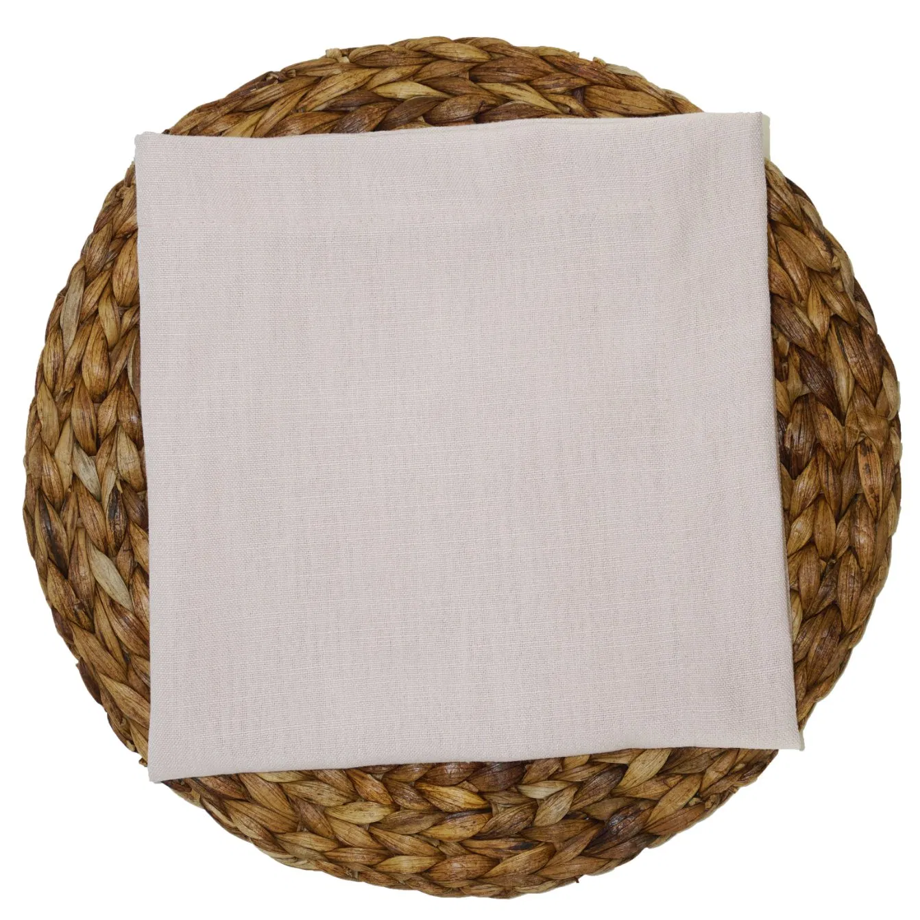Poetic Blossom Linen Like Solid Slub Texture Napkins Table Napkin
