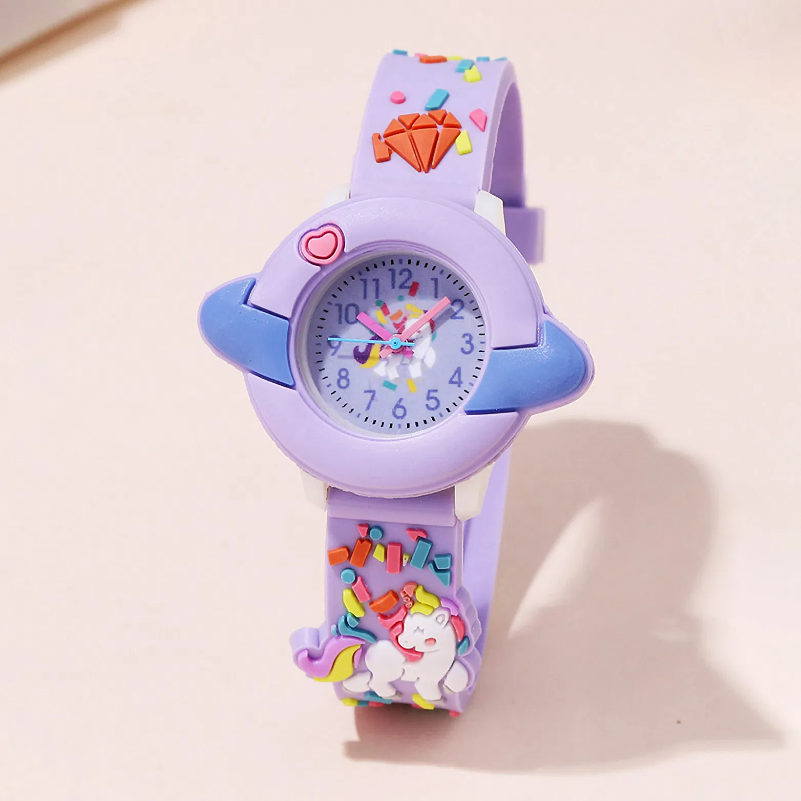 Spacecraft Unicorn Watch Pink Purple Two-Piece Set