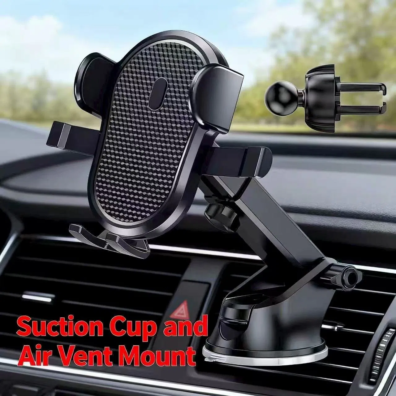 3 in 1 Universal Car Air Vent Phone Holder Cradle Car Air Vent Mount Phone Holder