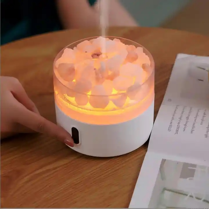 Hotels Wholesale Salt and Stone Automatic Mist Humidifying Essential Oil Diffuser