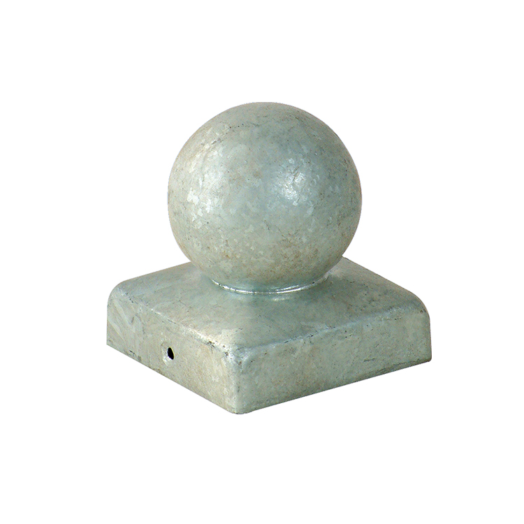 Металлический наконечник для столба с шаром