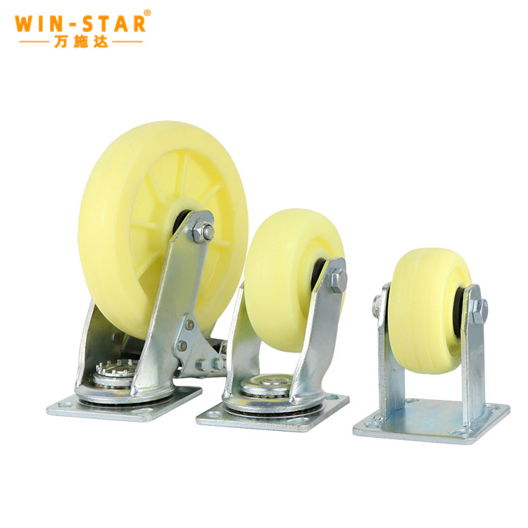 Winstar Heavy Duty Type New Cast Iron PU Caster Wheel