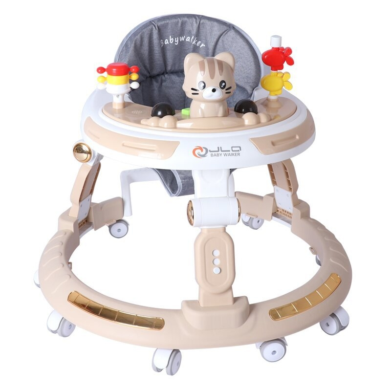 Baby Walker 6 to 18 Months Old, Anti O-Leg, Anti Rollover Baby 1-3 Years Old, Push Dining Chair, Starting Cart