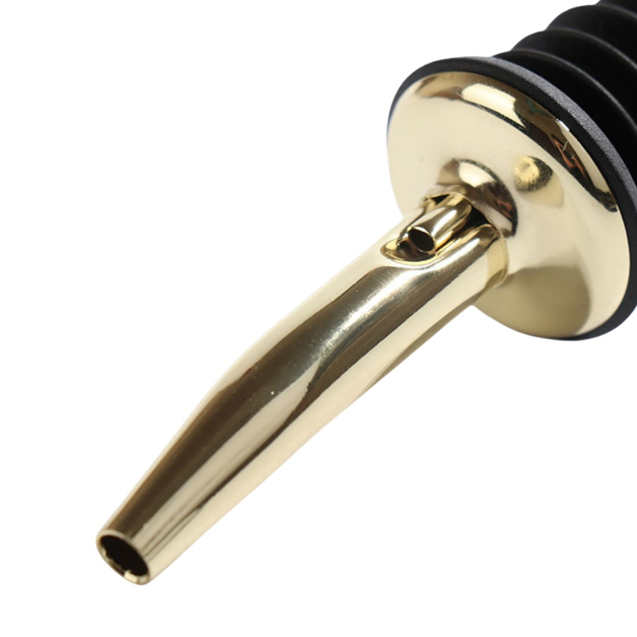 Promotion Gift Stainless Steel Free Flowing Olive Oil Vinegar Wine Bottle Stopper Liquor Speed Spout Pourers