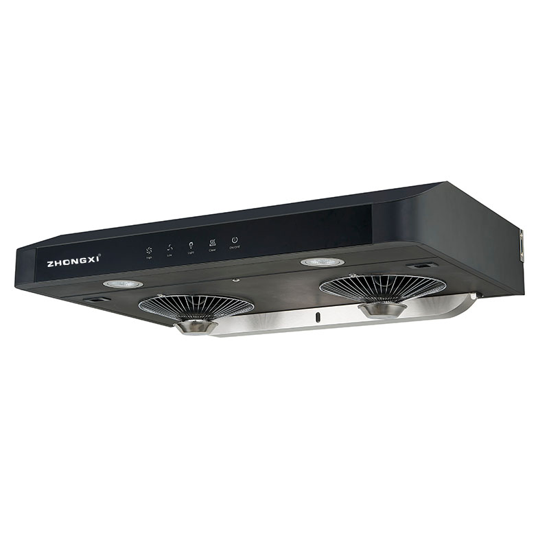 Black Color Kitchen Appliance Wall Mounted Slim Range Hoods