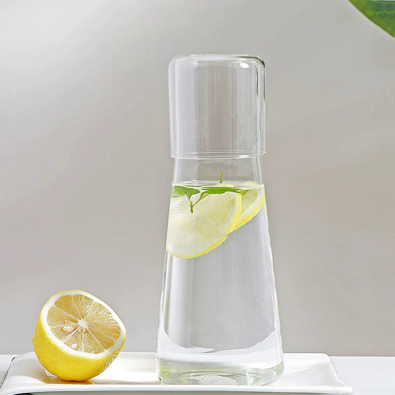 Glass Cooling Kettle Household Transparent Glass Juice Pot Living Room Water Jug