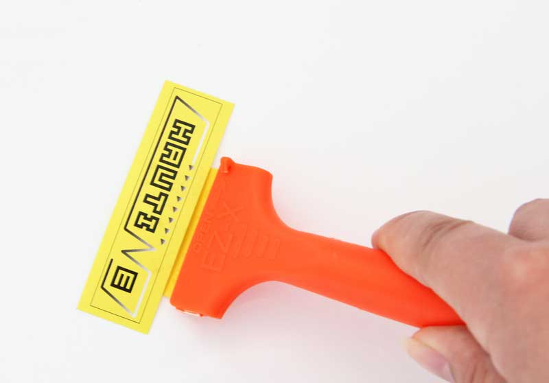 Hand Cleaning Scraper Plastic Razor Scraper with Double-Edged Plastic Blades