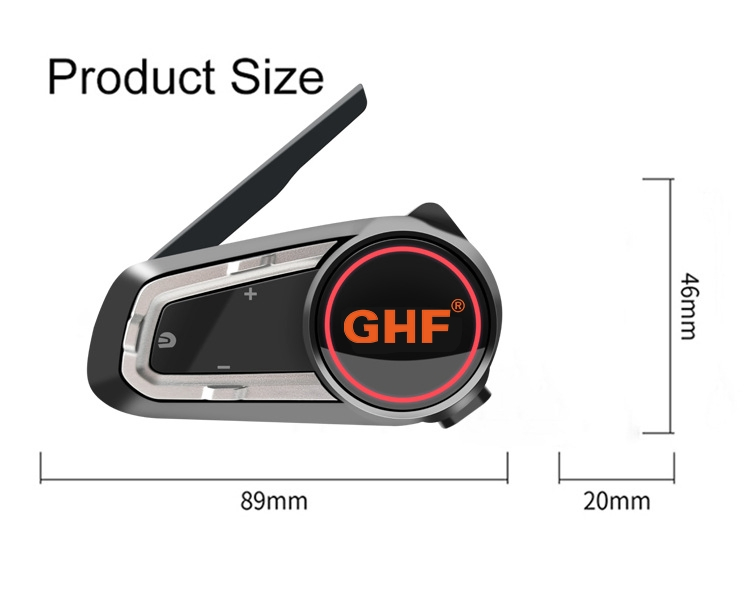 Умная гарнитура для мотошлема с Bluetooth 5.3