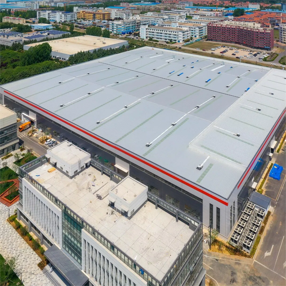Lightweight Prefab Metal Steel Warehouse Building with High Seismic Resistance