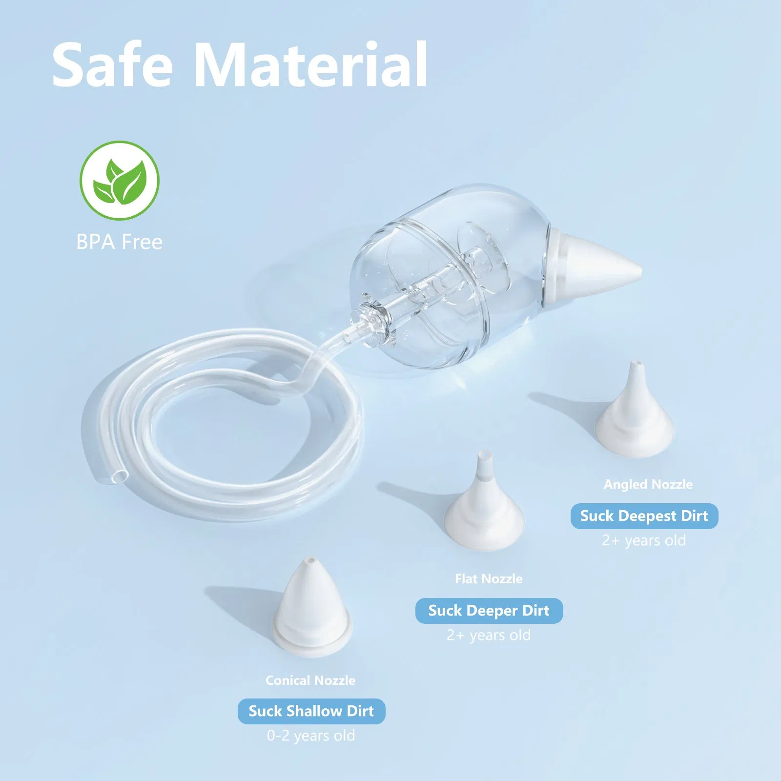 New Design Electric Baby Nasal Aspirator USB Charing Nose Cleaning Tools