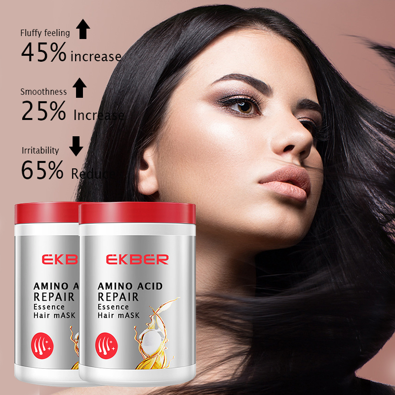 Low MOQ Ekber Herbal Amino Acid Nourishing Hydrating Black Hair Treatment Mask