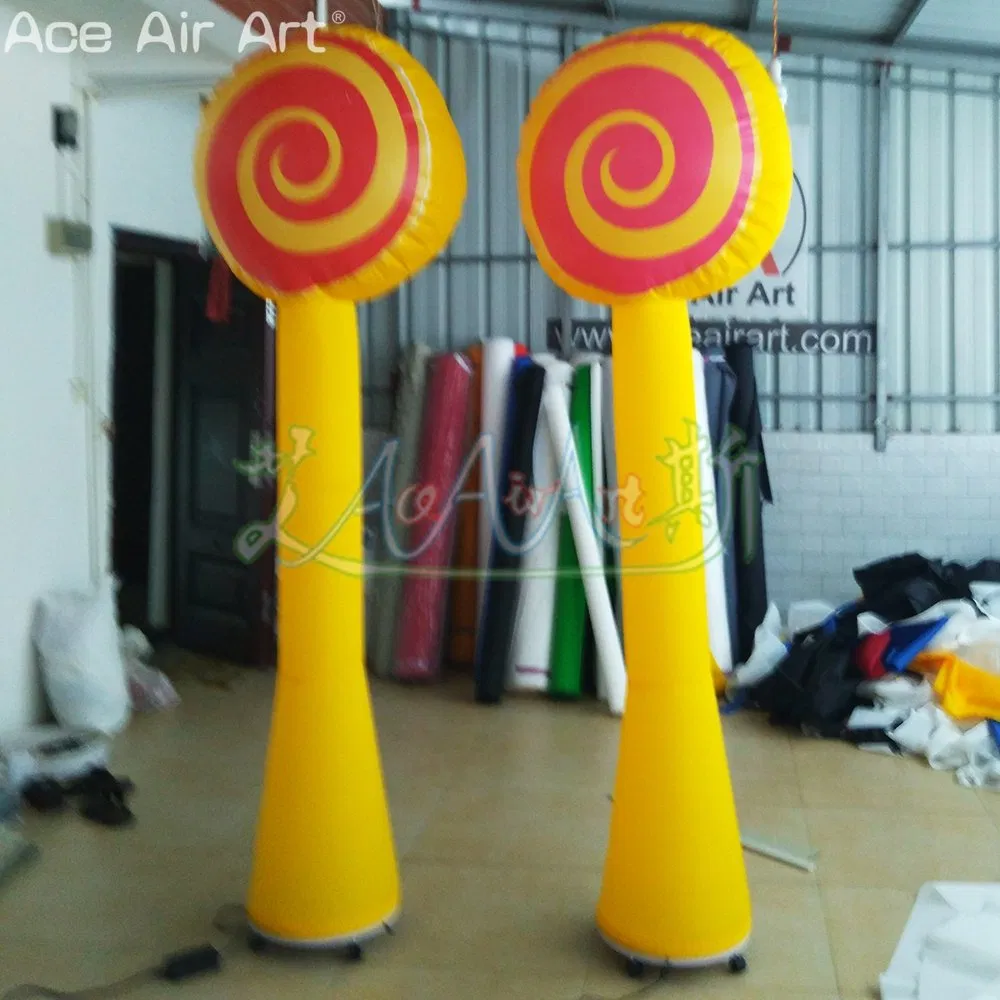 Hot Sale Advertising Giant Inflatable Candy Lollipop Model for Event Party Decoration
