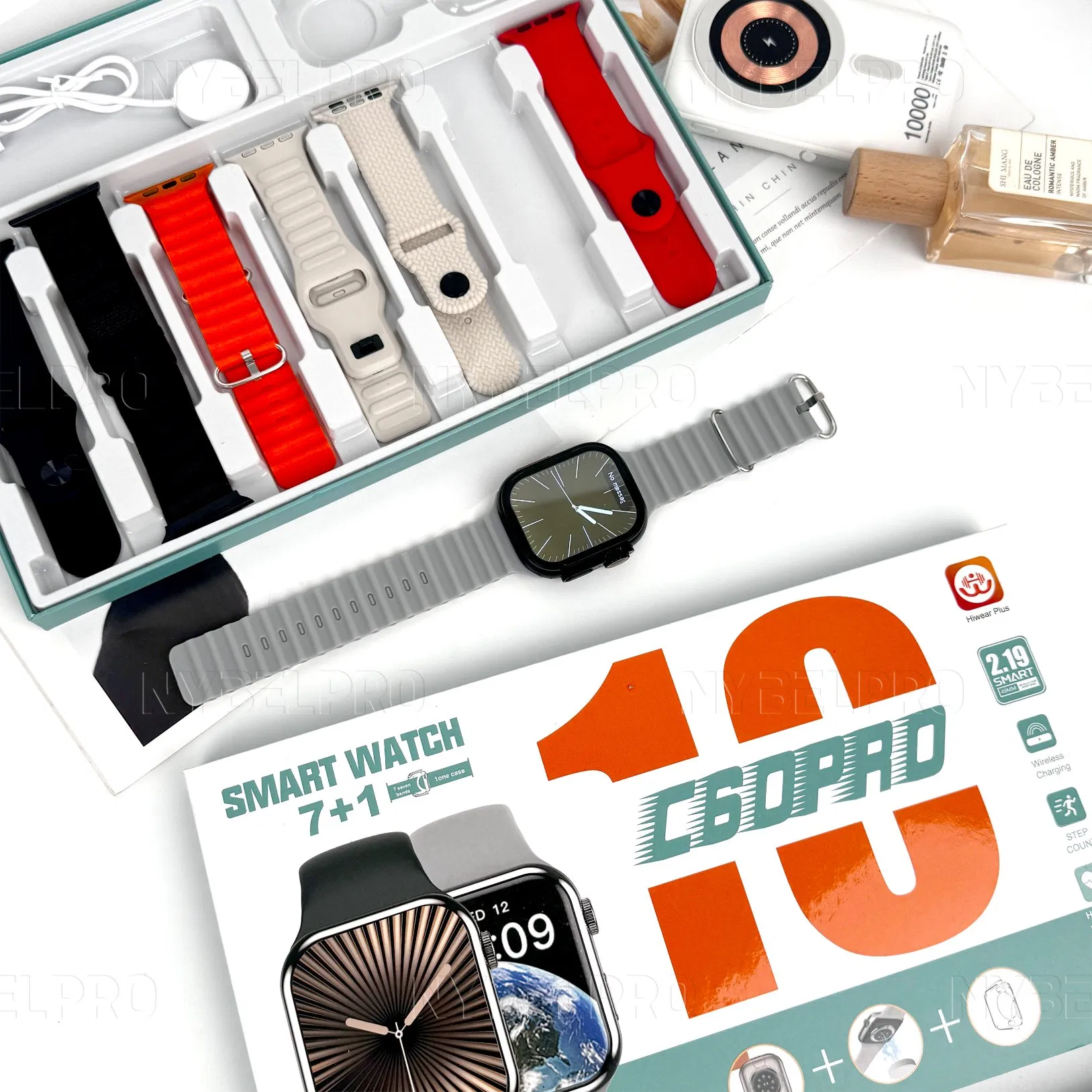 Special Gift Smartwatch 7+1 C60PRO HD Screen Multi-Mode for Sports Partner, Sleep Detection, Timely Reminder Regalo Especial Reloj Inteligente Gift Watch