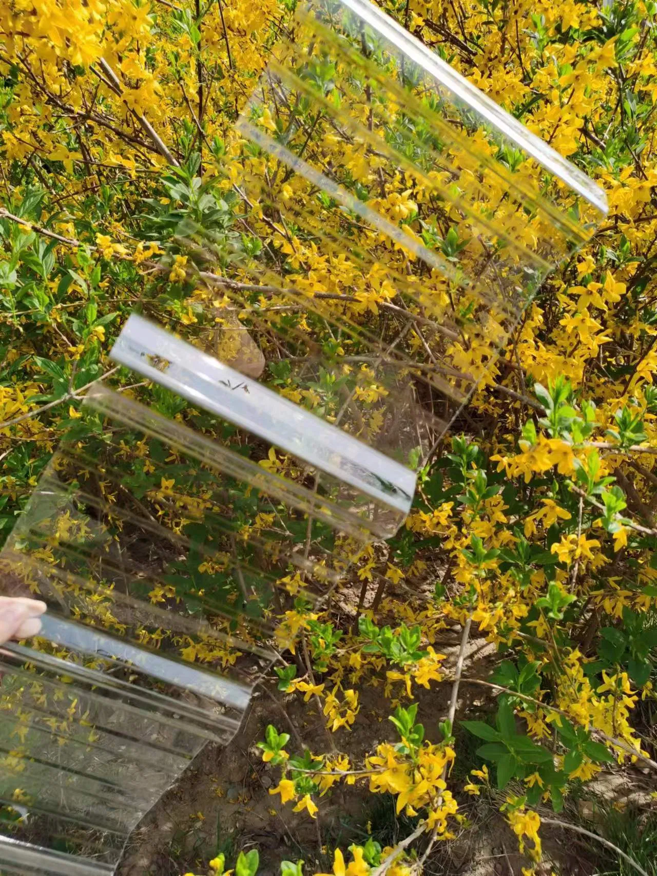 0.8mm 1mm Transparent Plastic Sheet Greenhouse Polycarbonate Corrugated Roofing Sheets