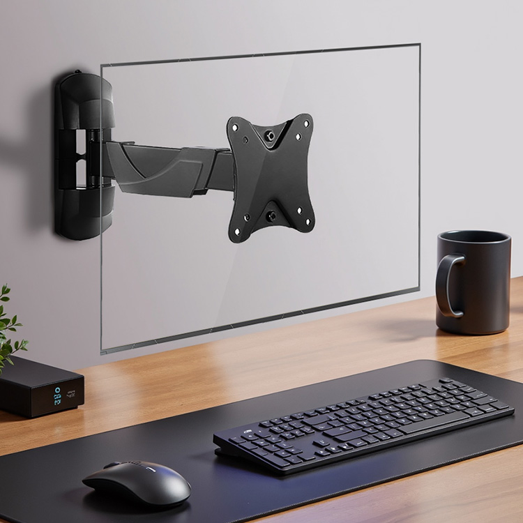 Wm8-111 Adjustable TV Wall Mount TV Holder Rotate TV Wall Bracket for 13-27 Inch Television