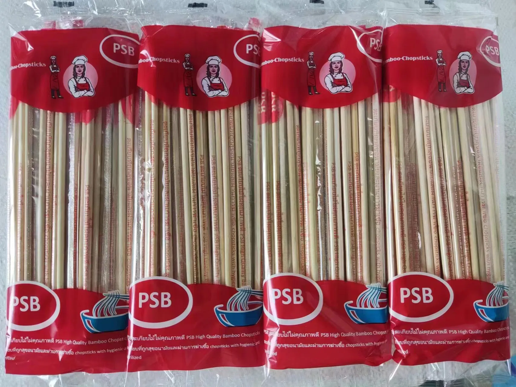Wholesale Disposable Bamboo Chopsticks with Customized Print Chopsticks