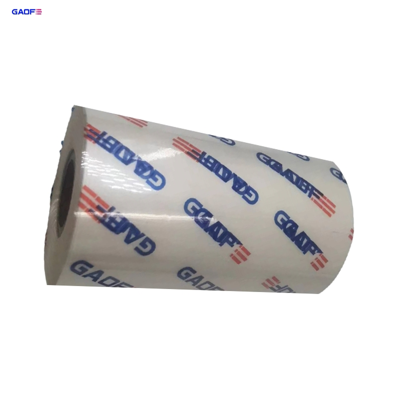108mmx360m Color Printing Label Chemical Solvent Resistant Coated Lamination Waterproof Transparent Film Covering Ribbon