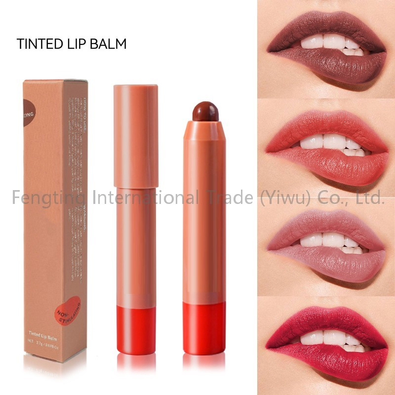 Daily Make-up Color Pop Lip Balm Waterproof Long Lasting Silky Matte Lipbalm Cosmetics