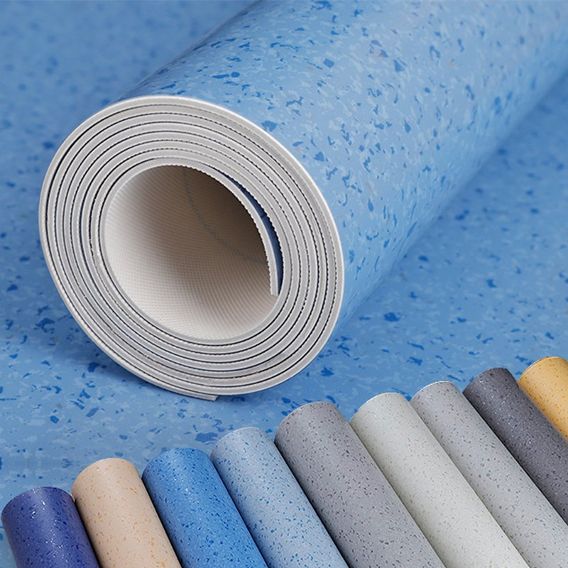 Quick Installation Commercial Vinly Flooring Roll Plastic Composite Linoleum PVC Floors