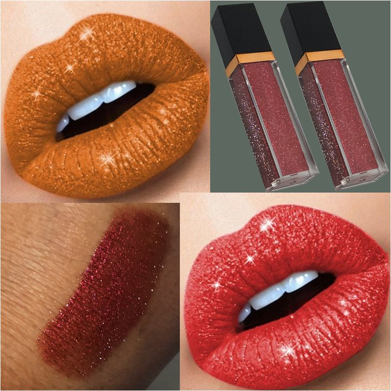 OEM Starburst Diamond Lipgloss Galaxy Pearl Lip Glaze for Holiday Party Disco KTV